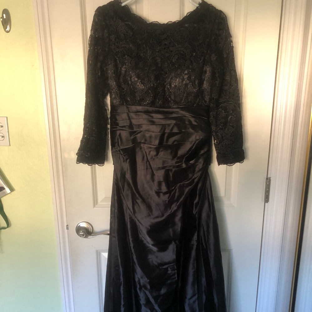 Black evening gown